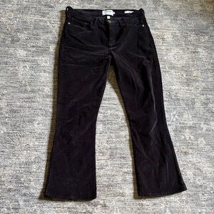 Frame Denim women’s size 27 - Le Crop Mini Boot - charcoal velvet